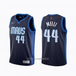 Camiseta Dallas Mavericks Nicolo Melli NO 44 Earned 2020-21 Azul